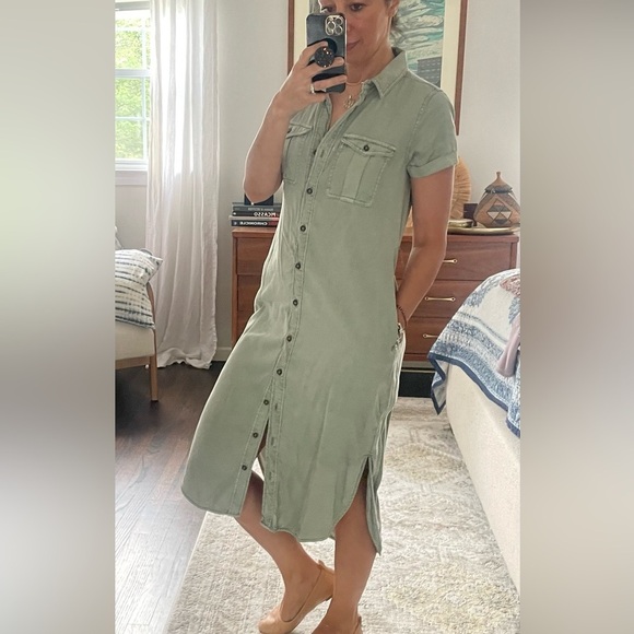 C&C California Midi Shirt Dress - Picture 3 of 11